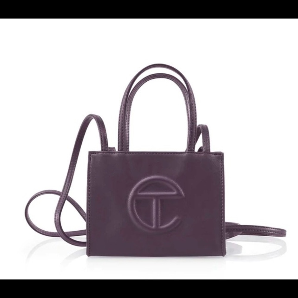 BNIB Telfar Global Small Shopper in Eggplant Purple